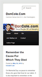 Mobile Screenshot of doncole.com